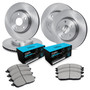 R1 Concepts WFWN2-63109 - E- Line Series Brake Rotor with Ceramic Brake Pads