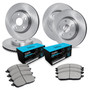 R1 Concepts WFWN2-63134 - E- Line Series Brake Rotor with Ceramic Brake Pads