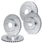 R1 Concepts WGPN2-56000 - Brake Rotor- D/S - Silver