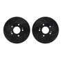 R1 Concepts WHPN1-21020 - Brake Rotor- D/S - Black