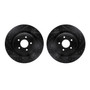 R1 Concepts WHPN1-40003 - Brake Rotor- D/S - Black