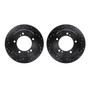 R1 Concepts WHPN1-47045 - Brake Rotor- D/S - Black