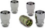 Gorilla Automotive 61621 - Gorilla Guard Lock Set Acorn Bulge 3/4"&13/16" Dual Hex 12x1.25 Chrome Set of 4