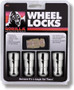 Gorilla Automotive 66641 - Gorilla Guard Lock Set Duplex Acorn 3/4"&13/16" Dual Hex 14x1.5 Chrome Set of 4