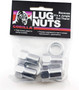 Gorilla Automotive 73077B - Standard Mag Open End 13/16" Hex 7/16"-20 Chrome Pack of 4 Lugs & 4 Washers