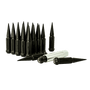 Gorilla Automotive SPK6-14150B - Small Diam Spline Spike Lug Nuts 13/16" & 7/8" Key 14mm x 1.50 Black Set of 24 Gorilla Automotive SPK6-14150B - Small Diam Spline Spike Lug Nuts 13/16" & 7/8" Key 14mm x 1.50 Black Set of 24