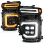 Anzo 111619X-R - Z-Series 20-23 Chevy Silverado 2500/3500 Z-Series Full LED Proj Headlights Black - Pass. Side