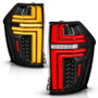 Anzo 311483A - 21-24 Chevy Suburban/Tahoe Full LED Tail Lights SeqSig Black - Pair