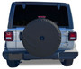 Covercraft ST1101BK - Heavy Duty Spare Tire Cover w/ Back Up Camera Opening - 26.5in - 29in x 6in - 8.75in Tire