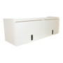 Hepfner Racing Products HRP6509-48-WHT - Cabinet 48in Overhead - Aluminum - White