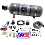 Nitrous Express 20934S-12 - LS Single Entry 90mm Plate Hardline System (50-400hp) w/12lb Bottle