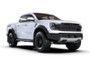 Rally Armor MF123-UR-BLK-WH - 23-25 Ford Ranger Raptor Black UR Mud Flap White Logo