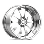American Racing Wheels VF4997805260-CST - VF499 FORGED 17X8 5X120 BLK/POL 6.0BS