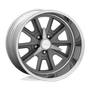 American Racing Wheels VN427796552 - 17" Two-Piece Mag Gray Center Polished Barrel