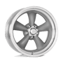 American Racing Wheels VNCL2058111245 - 18X11 Torq Thrust Gray Polished Lip