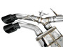 AWE 3025-43436 - 2021+ Cadillac CT4-V Blackwing SwitchPath Exhaust - Diamond Black Tips