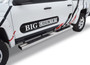 Big Country 3962269526 - Truck Accessories  - 6" WIDESIDER Platinum Side Bars With Mounting Bracket Kit - Polished Stainless Steel