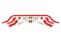 BMR SB401R - 64-67 GM A-Body 1.25in Hollow 2-Hole Adjustable Front Sway Bar Kit - Red