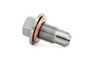HPS Performance MDP-A050-20 - HPS 304 stainless steel magnetic drain plug with 5000 gauss neodymium magnet