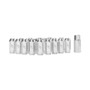 Mishimoto MMLG-125-LOCKSL - Aluminum Locking Lug Nuts, M12 x 1.25, Silver