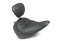 Mustang Motorcycle 89027 - Mustang 23-25 Harley Breakout Wide Tripper Solo with backrest Black