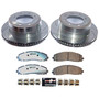 PowerStop K9212-36 - Z36 Truck and SUV Carbon-Fiber Ceramic Brake Pad and Drilled/Slotted Rotor Kit