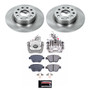 PowerStop KCOE5667A - OE Stock Replacement Low-Dust Ceramic Brake Pad; Rotor and Caliper Kit