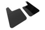 Rally Armor MF20-URP-BLK-MBK-LRT - Universal Black UR Plus Mud Flap  w/ Metallic Black Logo - Pair
