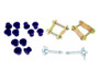 Superpro KIT156SK - 97-07 Toyota Land Cruiser Greaseable Leaf Spring and Shackle Bushing Kit- (Rear)