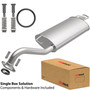 BRExhaust 106-0060 - 2005-2008 Toyota Corolla 1.8L Direct-Fit Replacement Exhaust System