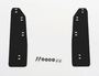 Cusco 3F7 850 FB - 2023+ Honda Civic Type-R (FL5) EVA Bolt-On Black Mud Flap (Set of 2) - Front Only