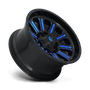 Fuel Wheels D64620909857 - Aluminum Wheels 20X9 Hardline D646 6 On 135/6 On 139.7 Gloss Black/Candy Blue 106.3 Bore 20 Offset Fuel Off Road Wheels Fuel Wheels D64620909857 - Aluminum Wheels 20X9 Hardline D646 6 On 135/6 On 139.7 Gloss Black/Candy Blue 106.3 Bore 20 Offset Fuel Off Road Wheels
