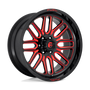 Fuel Wheels D66320908457 - Aluminum Wheels 20X9 Ignite D663 6 On 139.7 Gloss Black Red Tinted Clear 106.1 Bore 19 Offset Fuel Off Road Wheels
