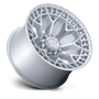 Fuel Wheels FC873SD22128044N - Fc873 Charger 22X12 Gloss Silver W/ Machined Face