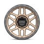 KMC KM54479080612N - Km544 Mesa 17X9 Matte Bronze W/ Black Lip