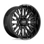 Moto Metal MO80229050318 - Mo802 Warlock 20X9 Gloss Black Milled