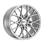 TSW Wheels 2010SEB255120S76 - Sebring 20X10 Silver W/  Mirror Cut Face