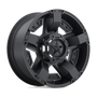 XD Wheels XD81121000724N - Xd811 Rockstar Ii 20X10 Matte Black W/ Accents
