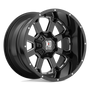XD Wheels XD82521267344N - Xd825 Buck 25 20X12 Gloss Black Milled