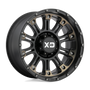 XD Wheels XD82921050924N - Xd829 Hoss Ii 20X10 Satin Black Mach W/ Dark Tint