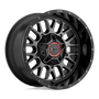 XD Wheels XD84221080318N - Xd842 Snare 20X10 Gloss Black W/ Gray Tint