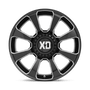 XD Wheels XD85429067318 - Xd854 Reactor 20X9 Gloss Black Milled