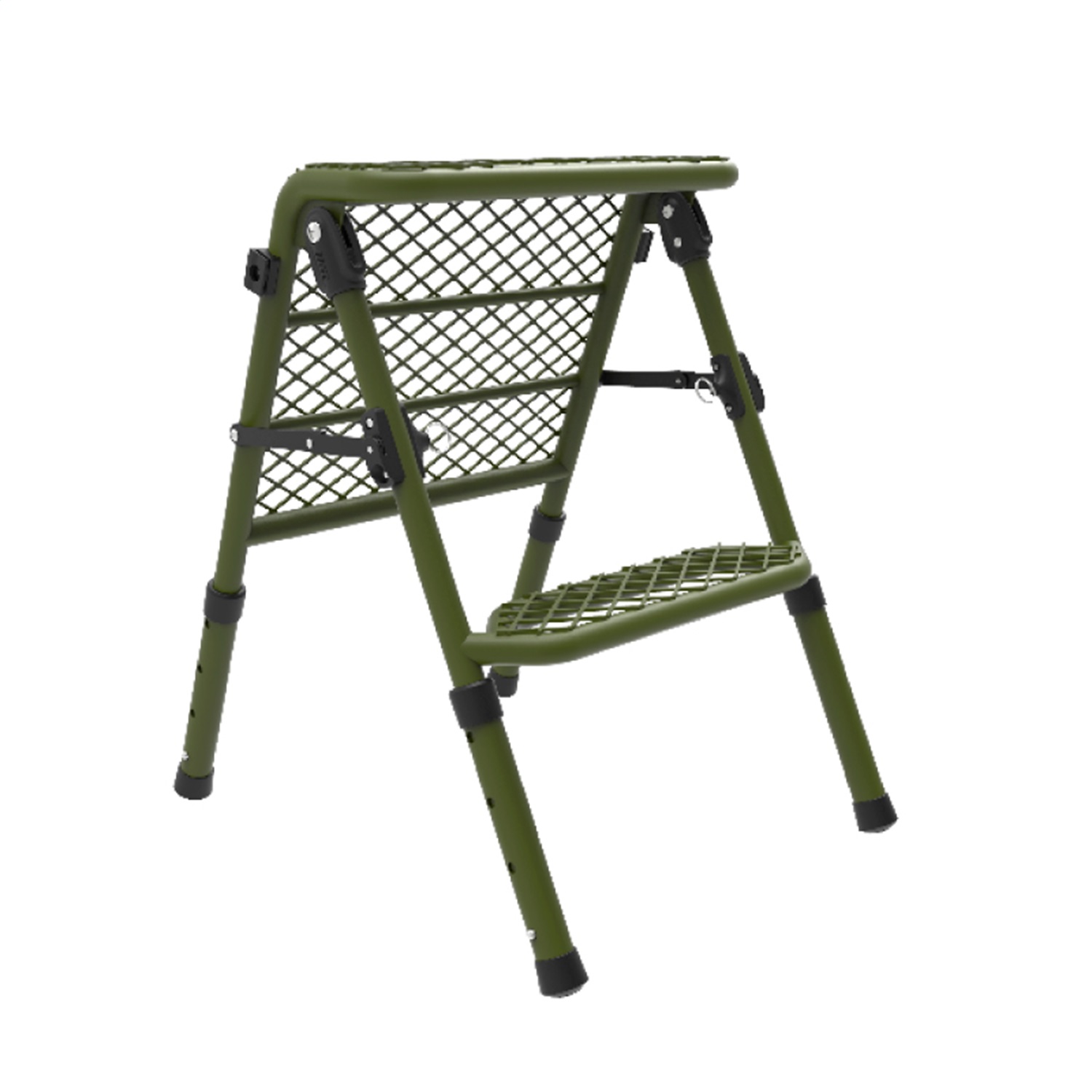 3D MAXpider 6127A-AG - Modular Tire Step; Army Green; Fits Up To 30 in. Tires;