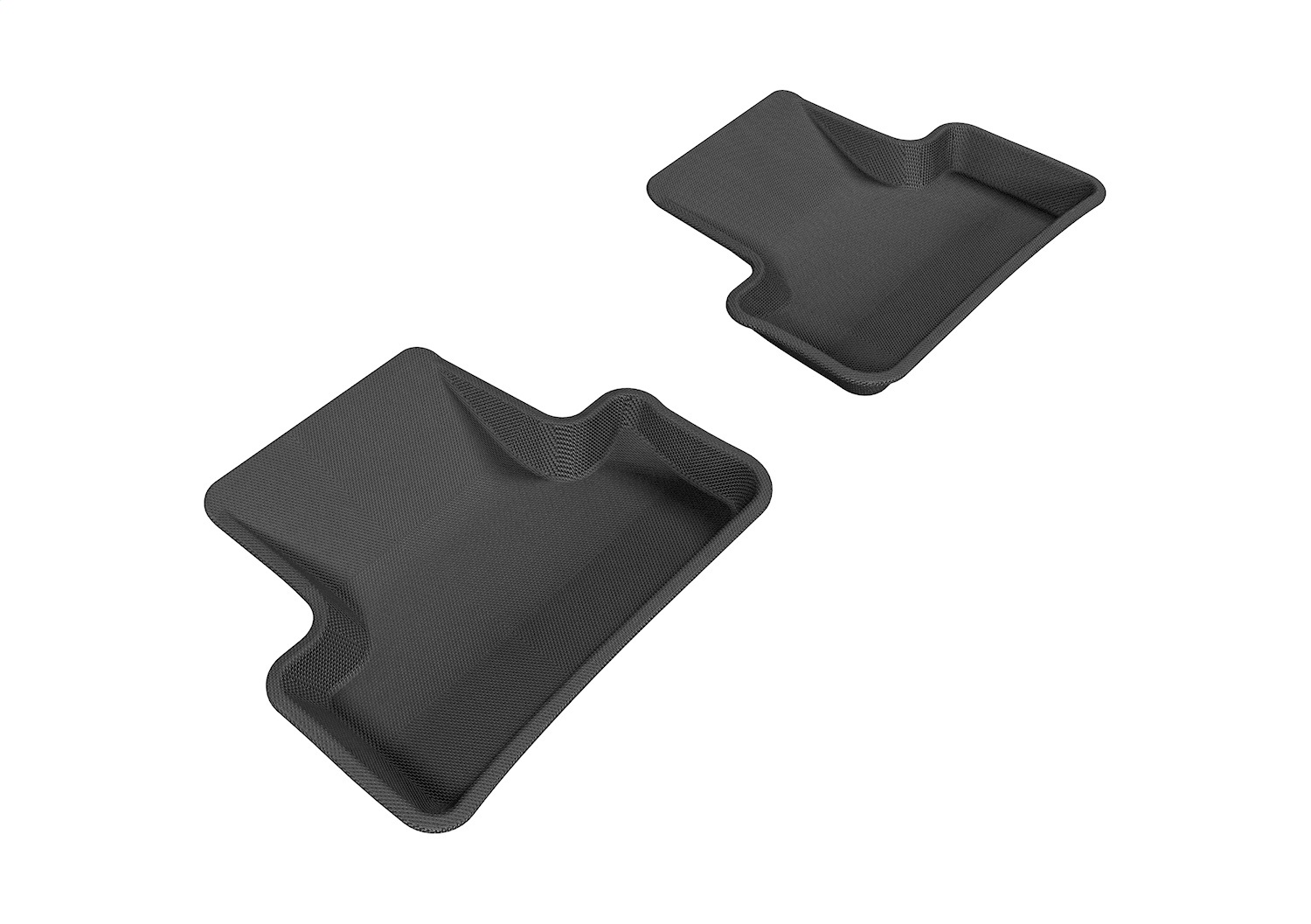 3D MAXpider L1AD00921509 - 2009-2017 Audi Q5/SQ5 Kagu 2nd Row Floormats - Black