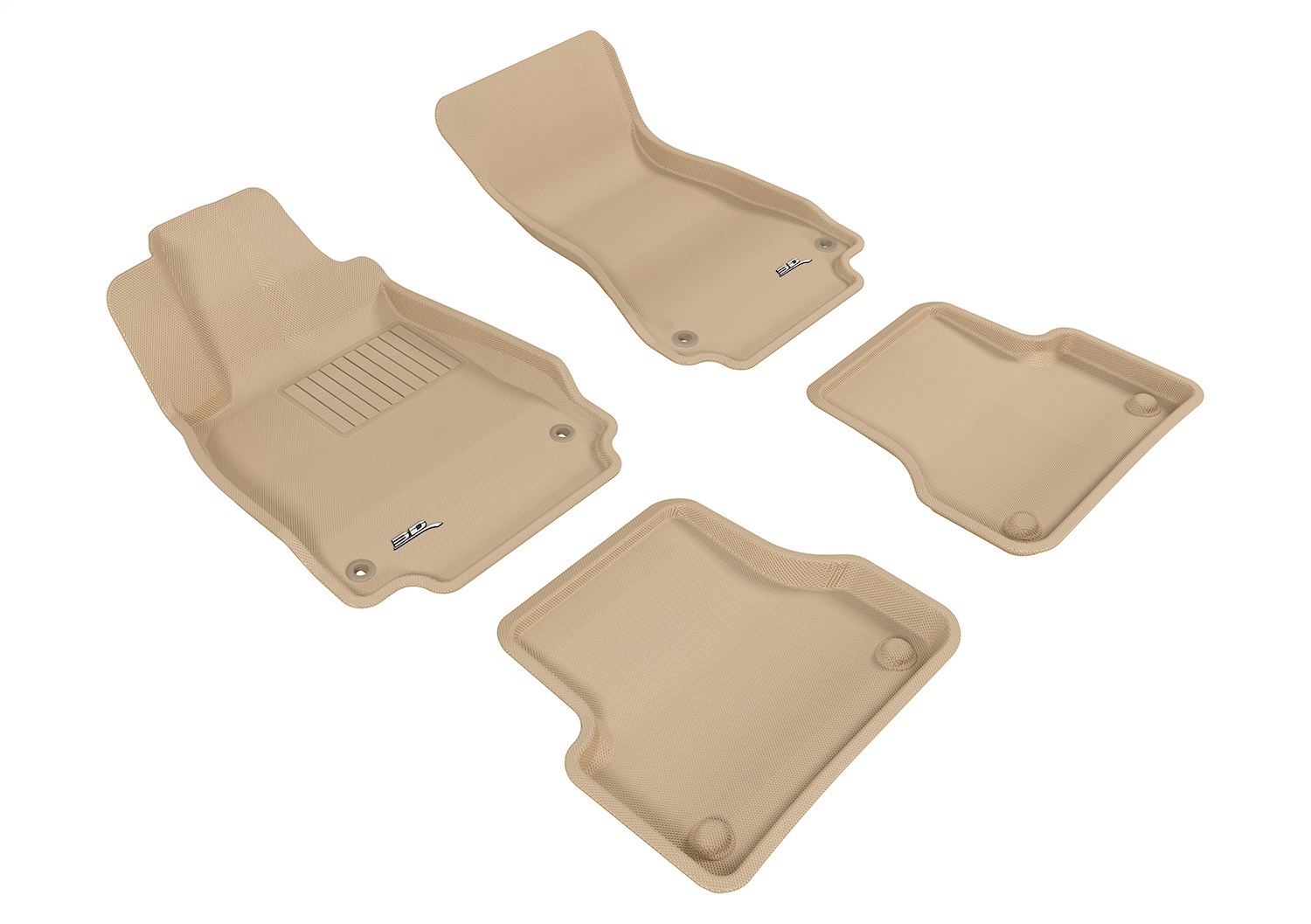 3D MAXpider L1AD02301502 - KAGU Floor Mat; Tan; 4 pc.; Front and Rear; 3D MAXpider L1AD02301502 - KAGU Floor Mat; Tan; 4 pc.; Front and Rear;