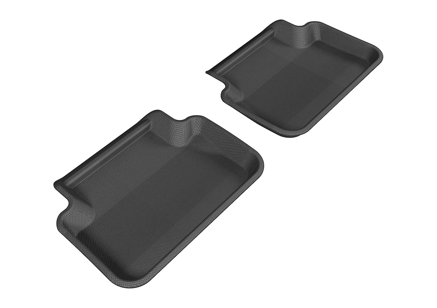 3D MAXpider L1AD02721509 - 2009-2016 Audi A4/S4/RS4 Kagu 2nd Row Floormats - Black
