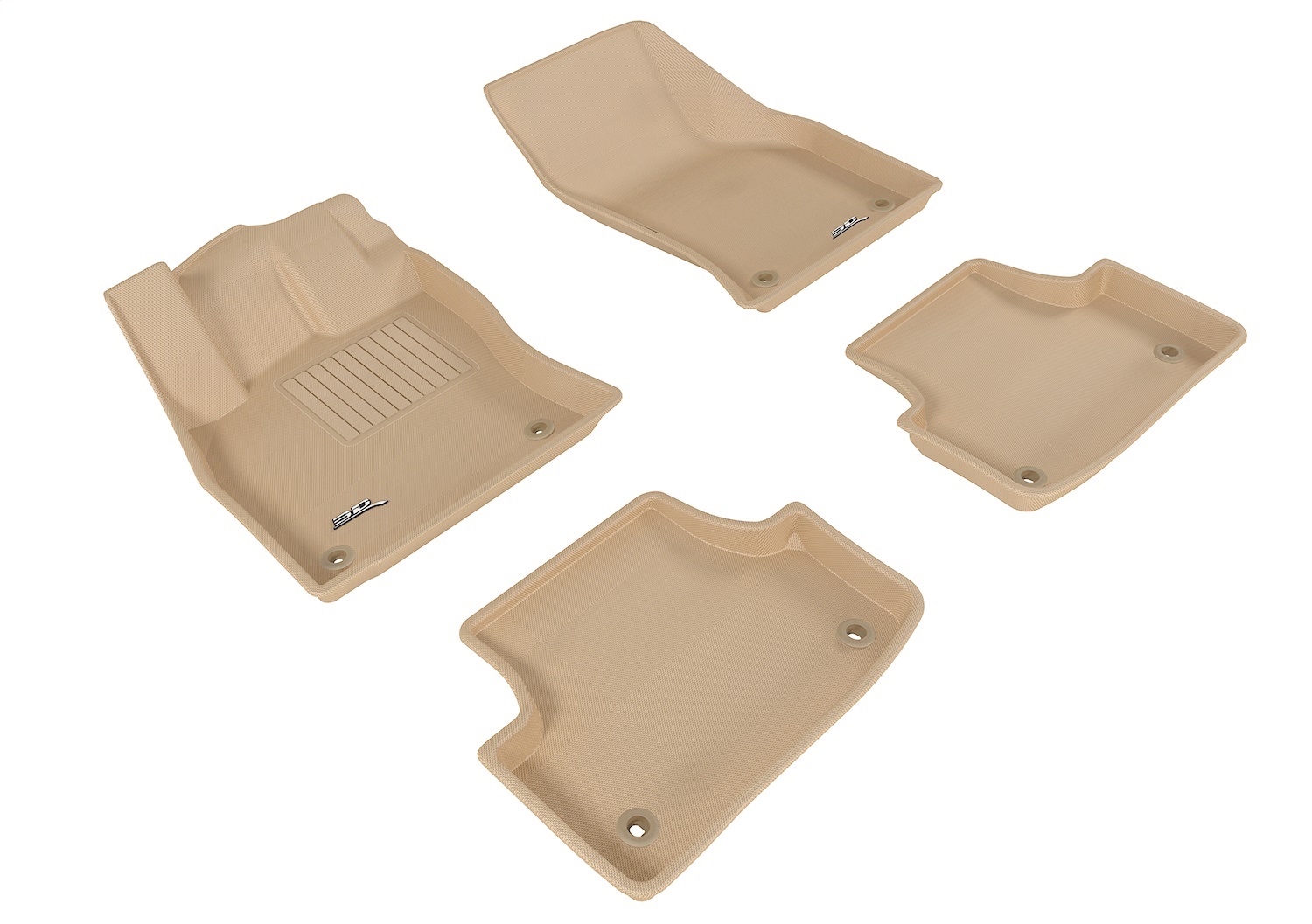 3D MAXpider L1AD03301502 - KAGU Floor Mat; Tan; 4 pc.; Front and Rear; 3D MAXpider L1AD03301502 - KAGU Floor Mat; Tan; 4 pc.; Front and Rear;
