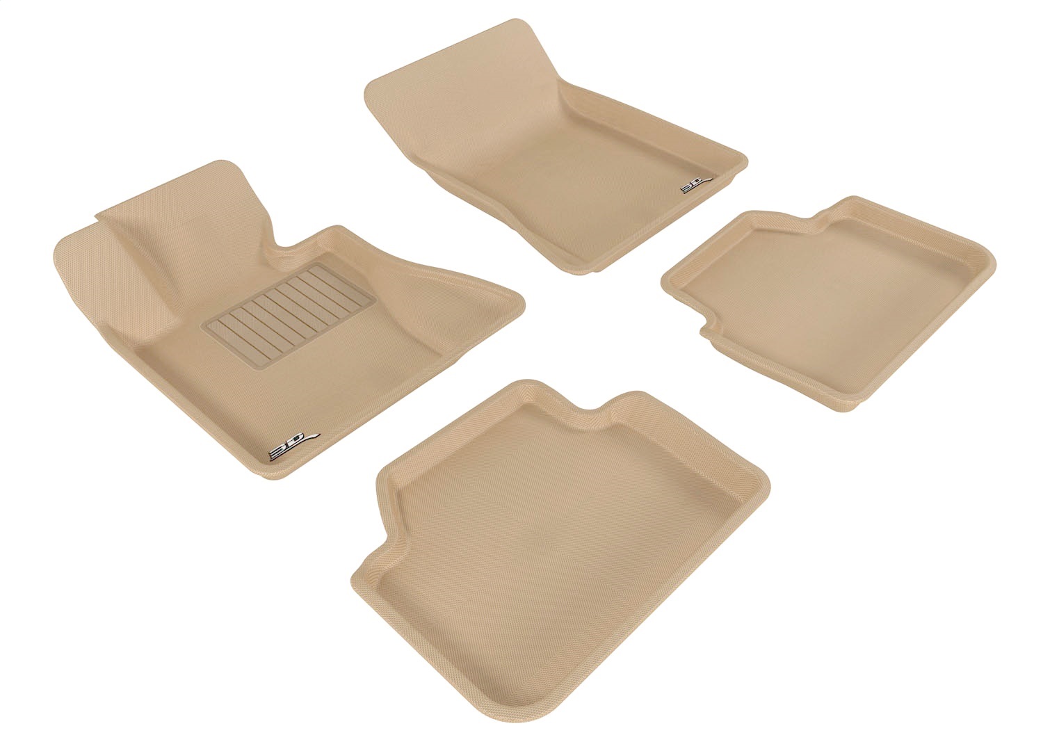 3D MAXpider L1BM01201502 - KAGU Floor Mat; Tan; 4 pc.; Front and Rear; 3D MAXpider L1BM01201502 - KAGU Floor Mat; Tan; 4 pc.; Front and Rear;