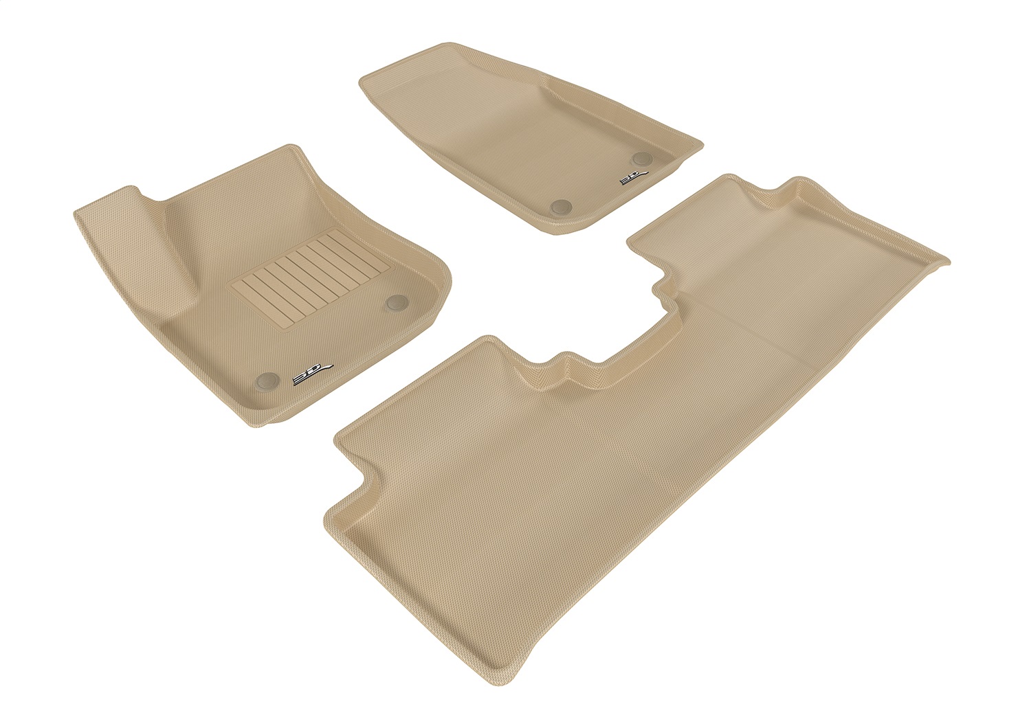3D MAXpider L1BC02401502 - KAGU Floor Mat; Tan; 4 pc.; Front and Rear; 3D MAXpider L1BC02401502 - KAGU Floor Mat; Tan; 4 pc.; Front and Rear;
