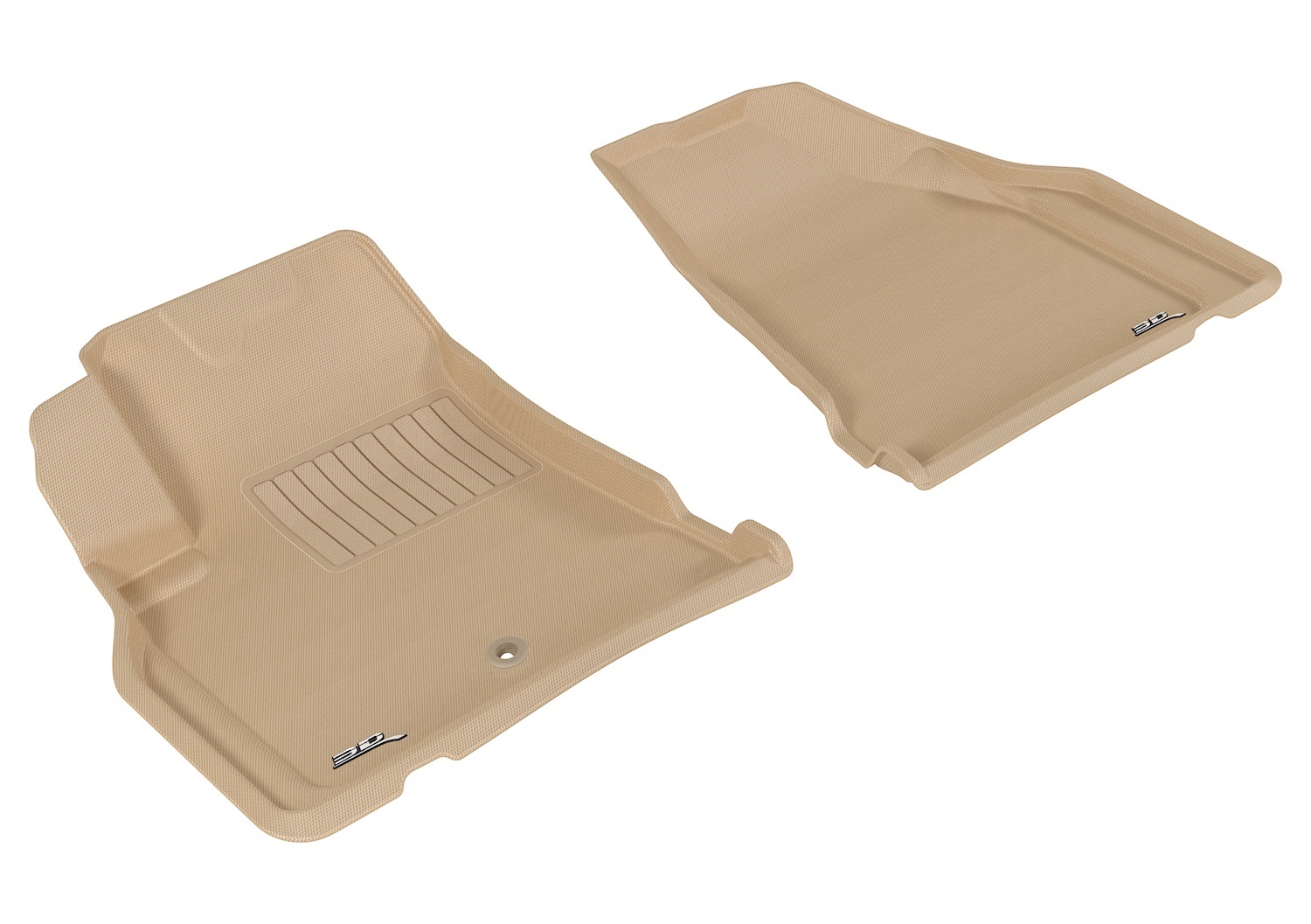 3D MAXpider L1BC02211502 - KAGU Floor Mat; Tan; 2 pc.; Front;